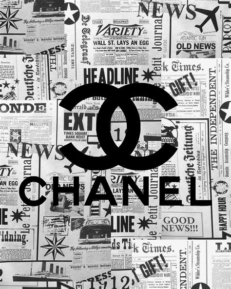 chanel pictures black and white